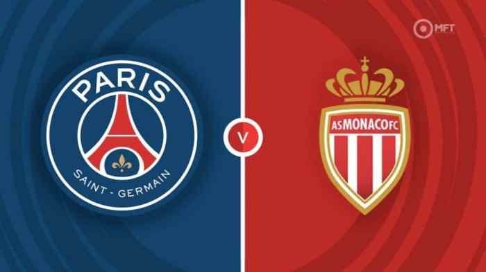 Hasil Pertandingan Monaco vs PSG Lengkap Statistik