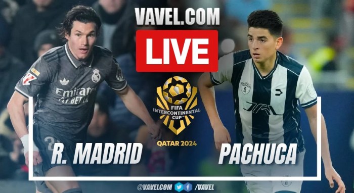 Ringkasan pertandingan dan skor Madrid vs Pachuca